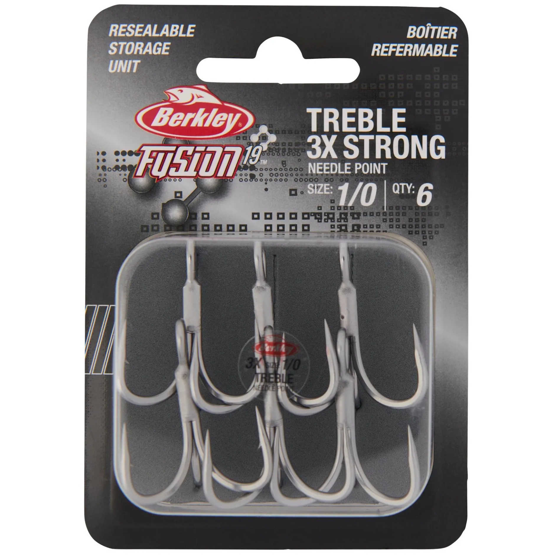 Fusion19™ Treble 3x Hooks