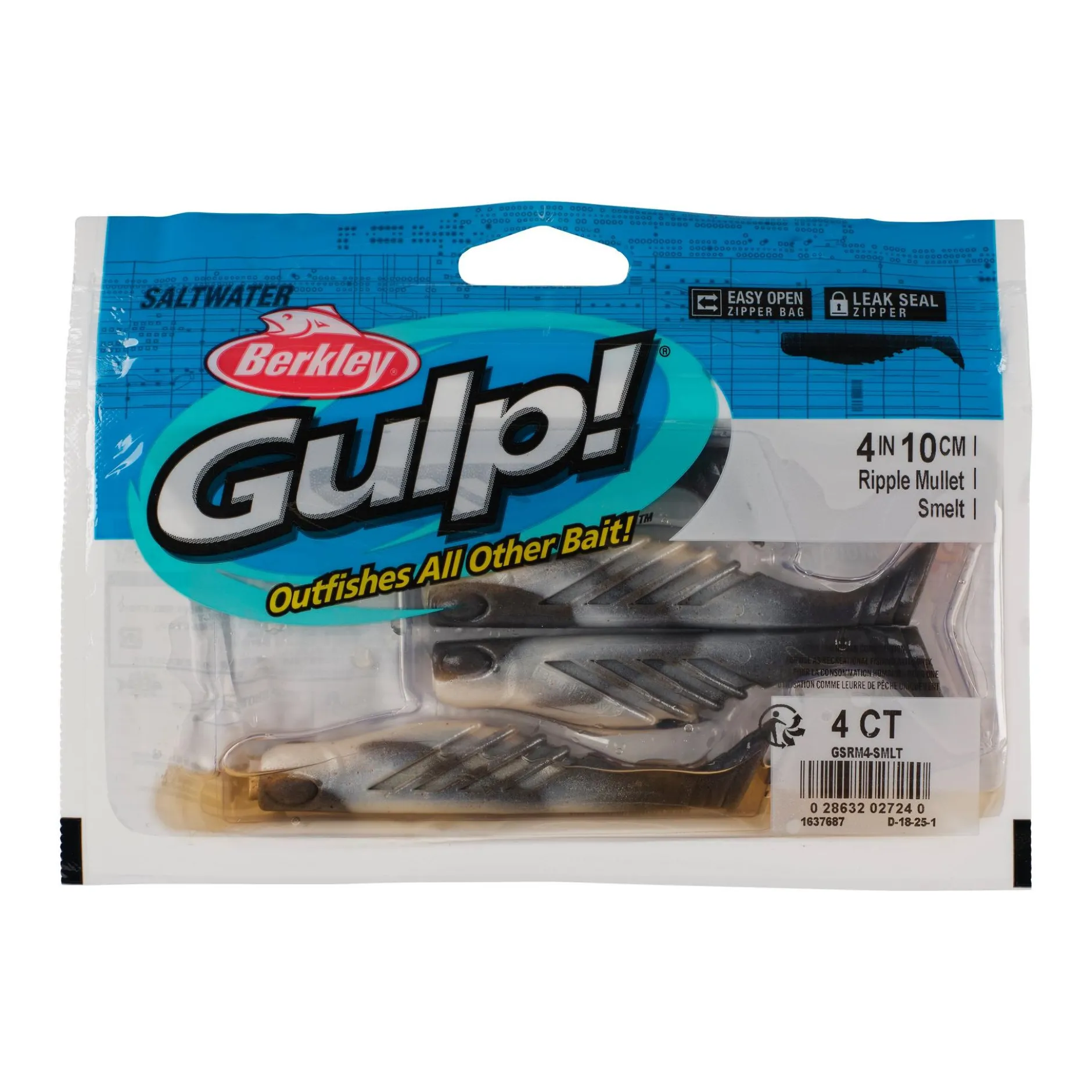 Gulp!® Saltwater Ripple Mullet