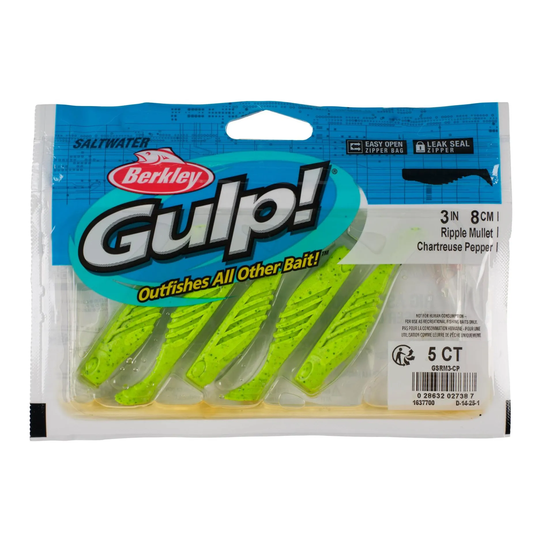 Gulp!® Saltwater Ripple Mullet