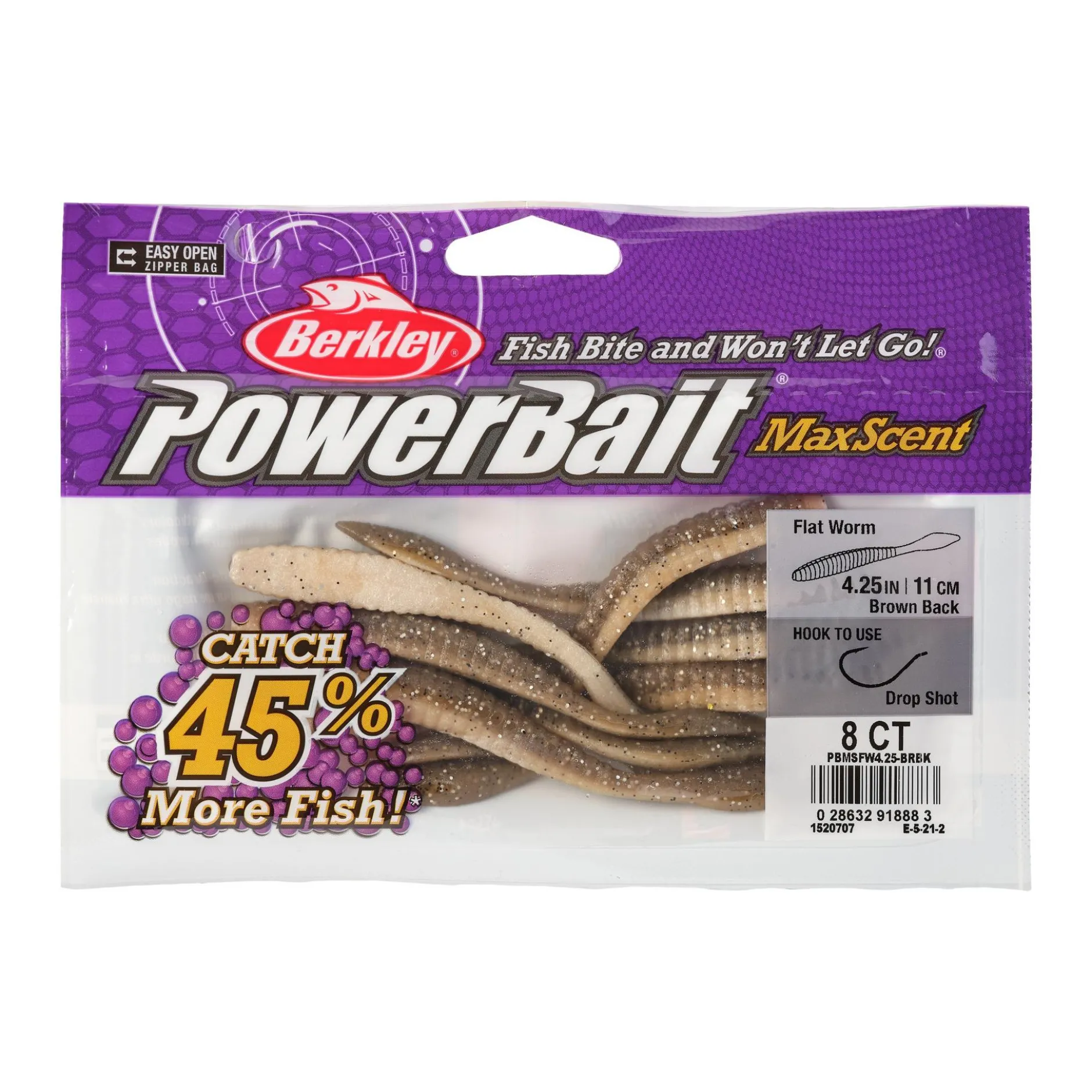 PowerBait® MaxScent Flat Worm
