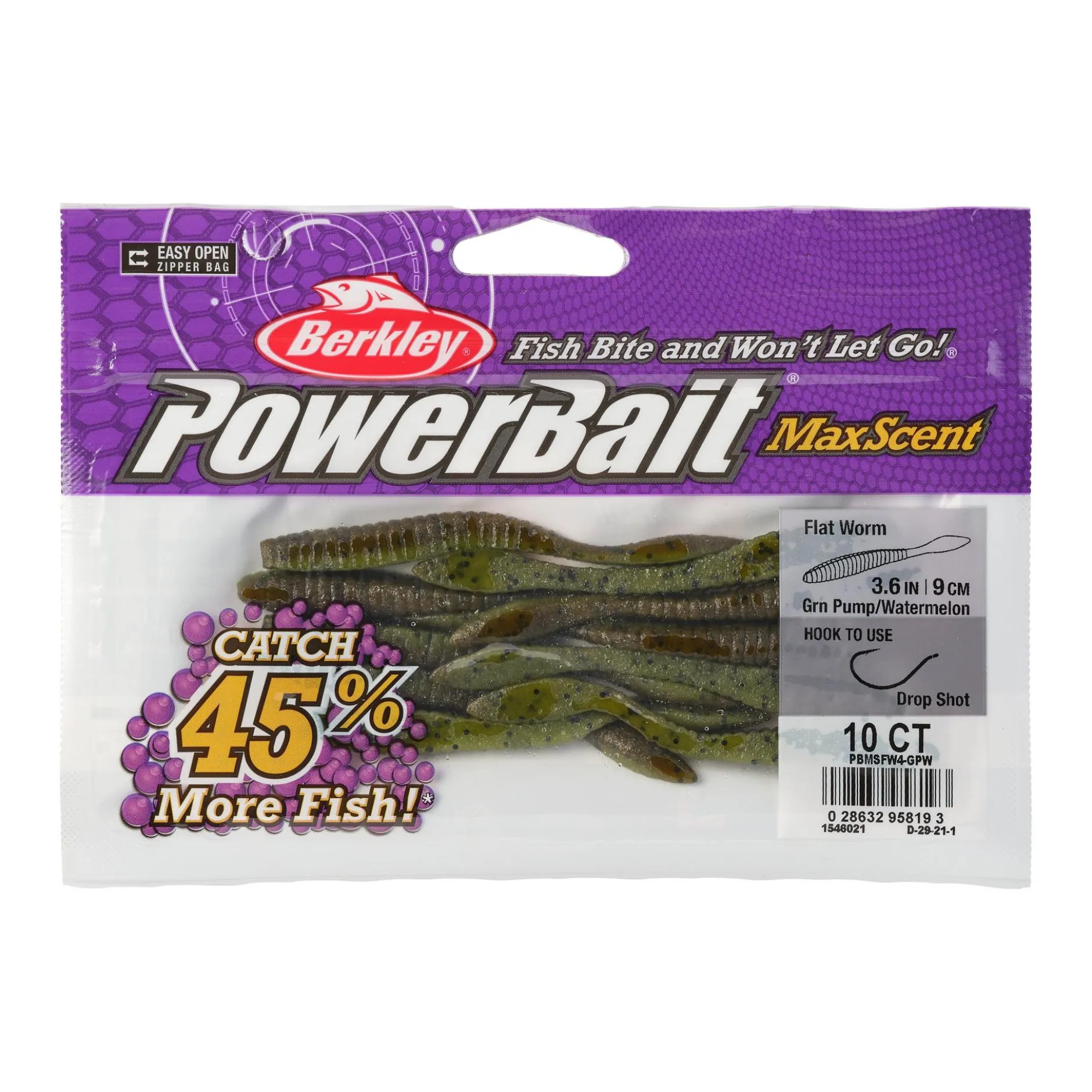 PowerBait® MaxScent Flat Worm