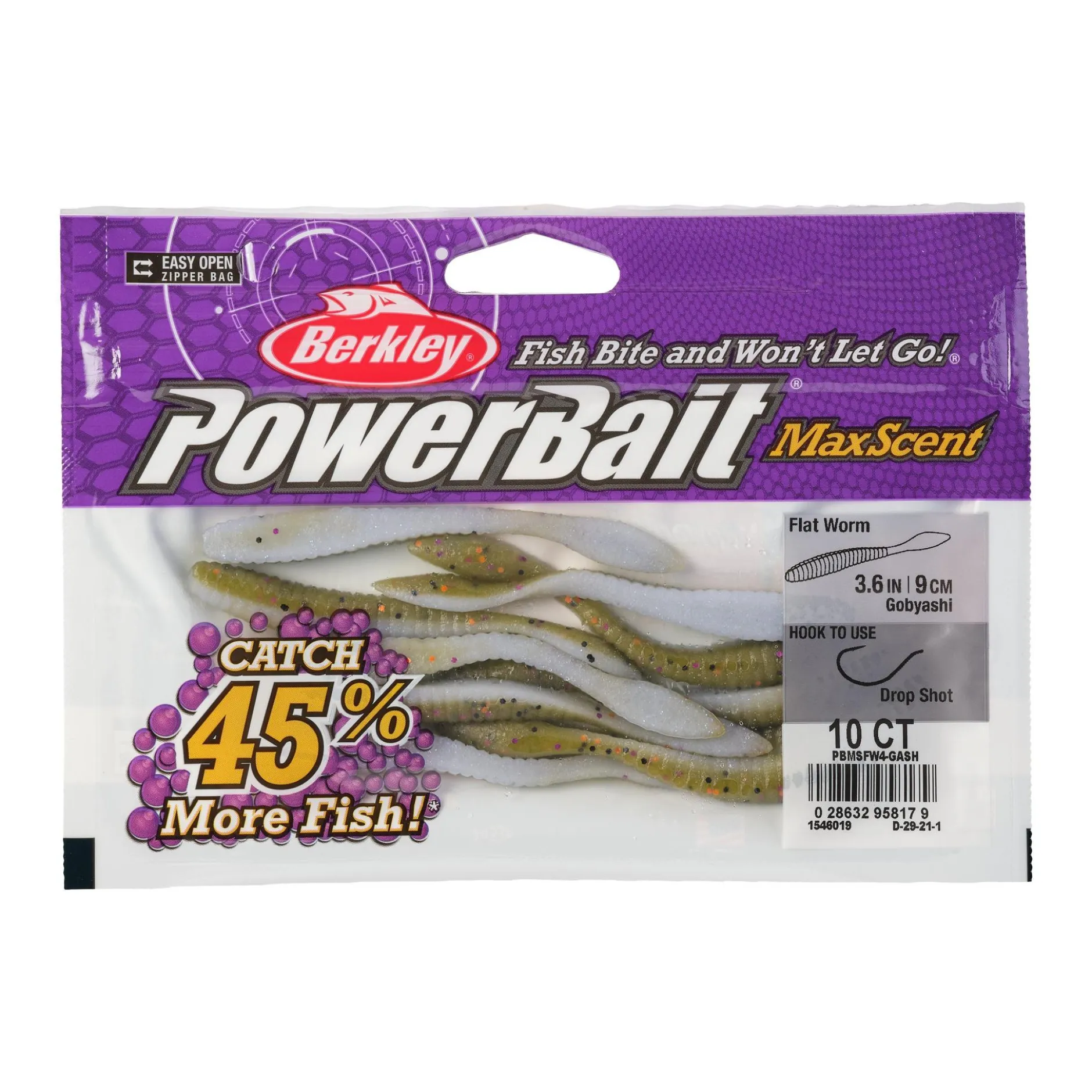 PowerBait® MaxScent Flat Worm