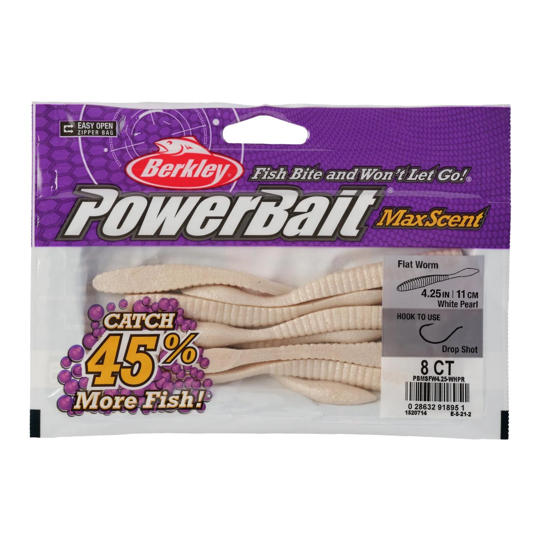 PowerBait® MaxScent Flat Worm