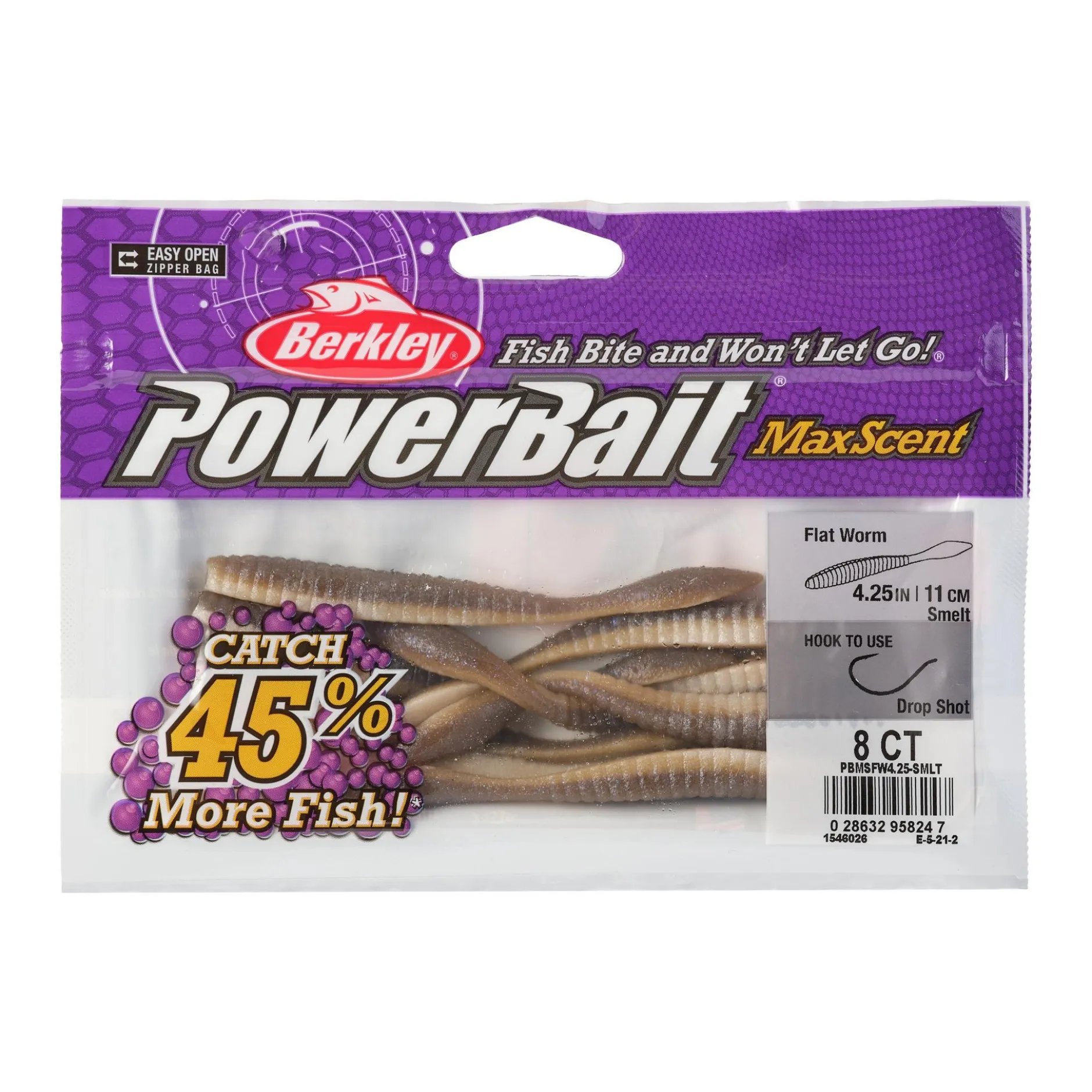 PowerBait® MaxScent Flat Worm
