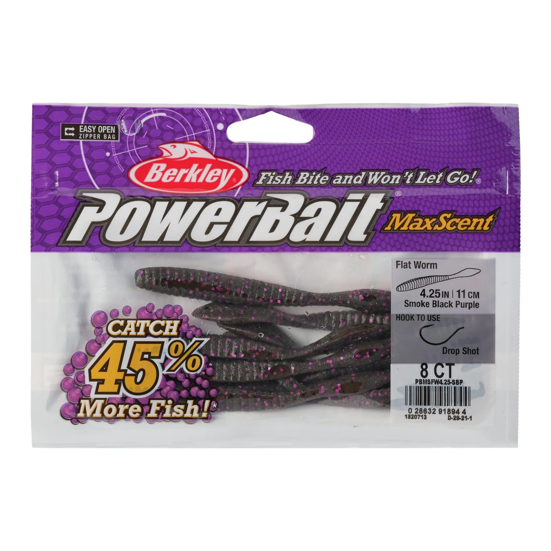 PowerBait® MaxScent Flat Worm