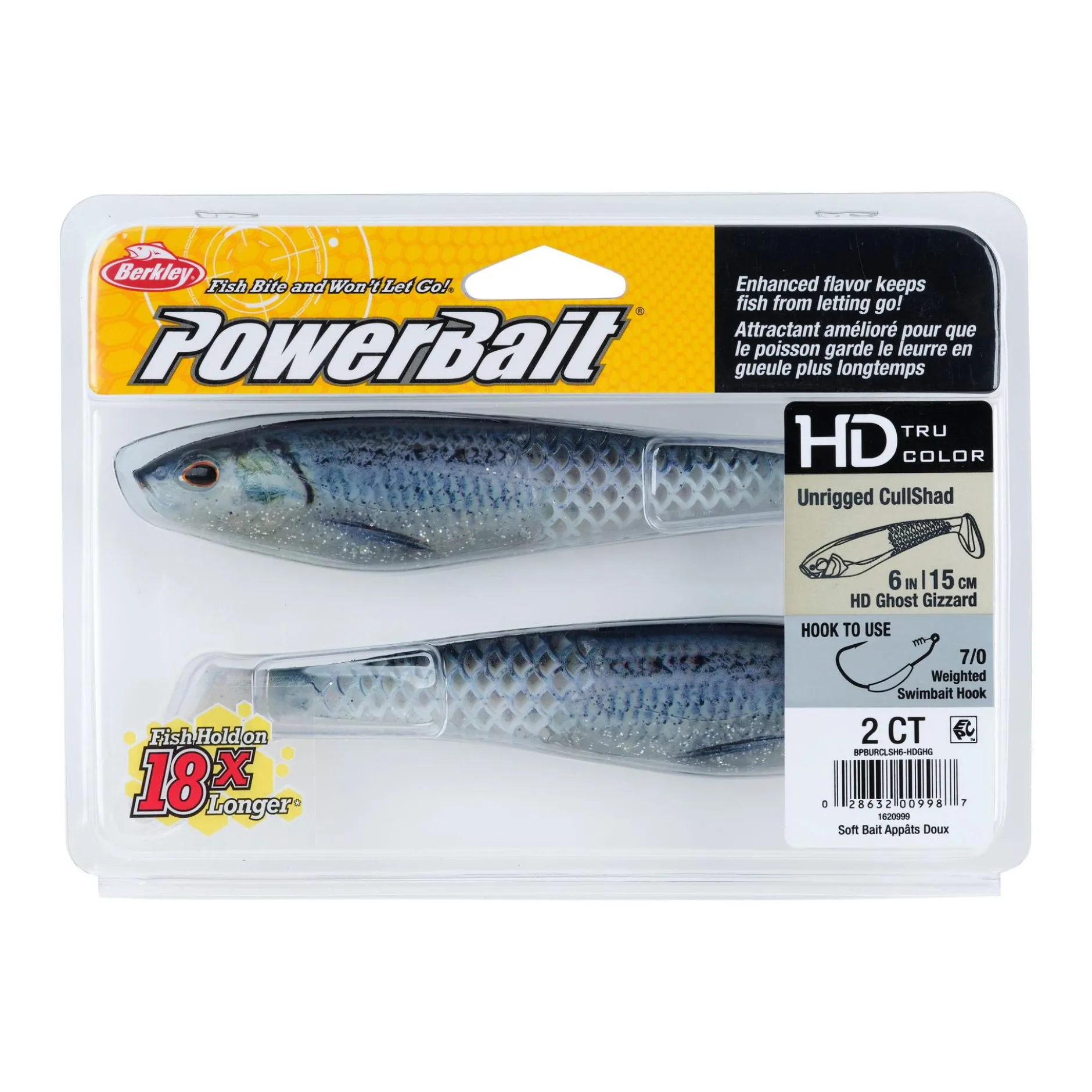 PowerBait® Unrigged CullShad
