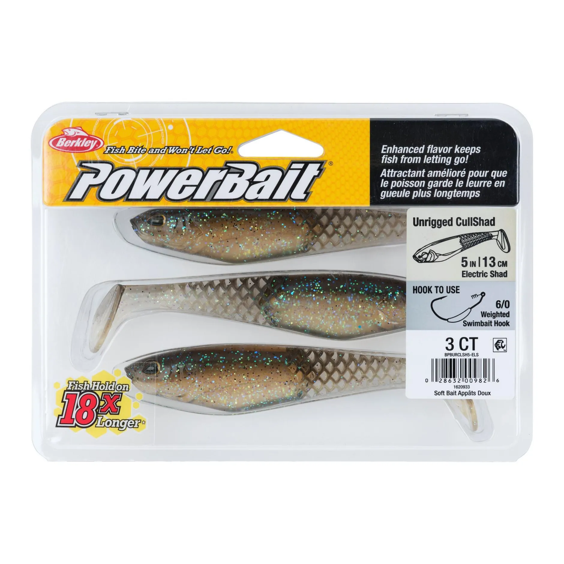 PowerBait® Unrigged CullShad
