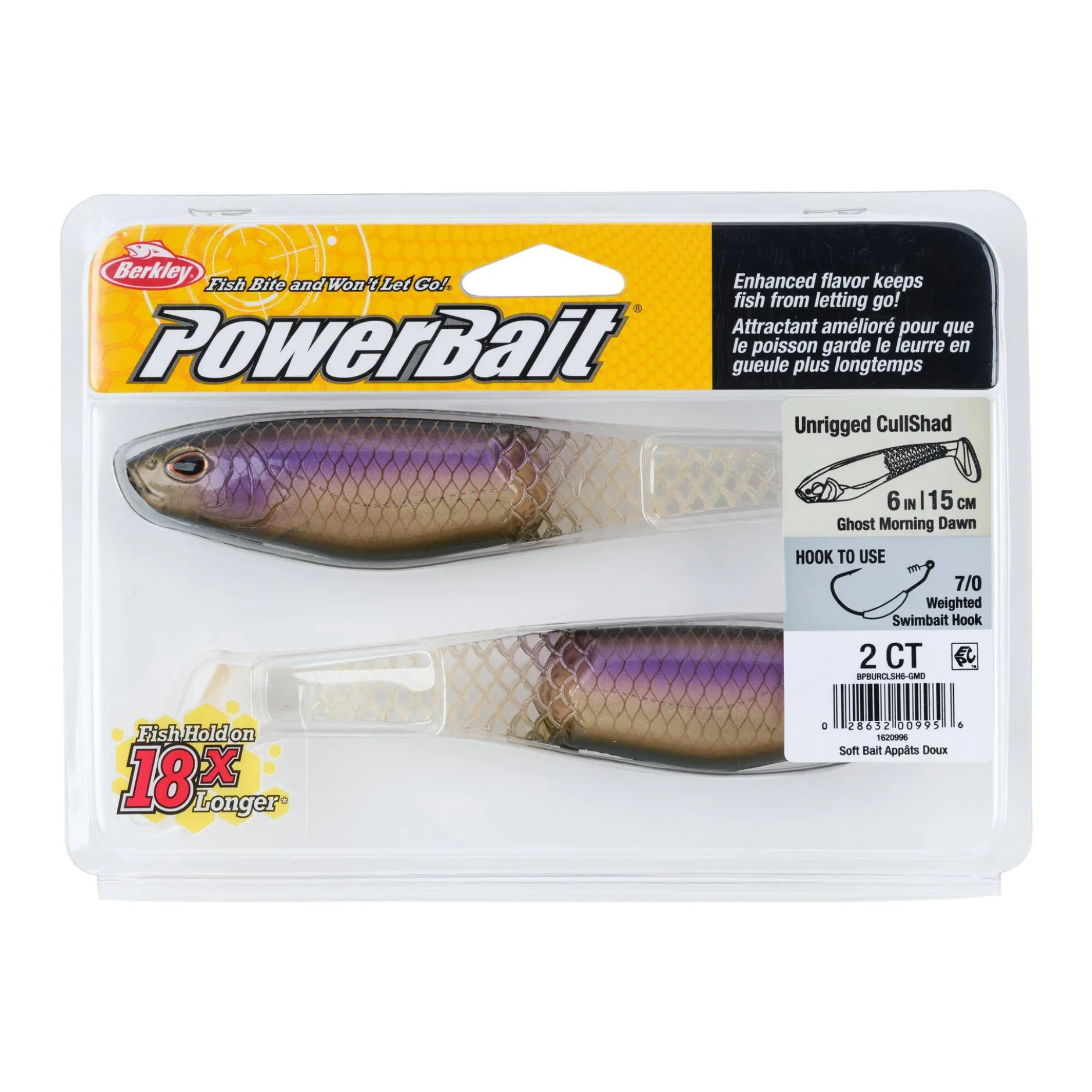 PowerBait® Unrigged CullShad