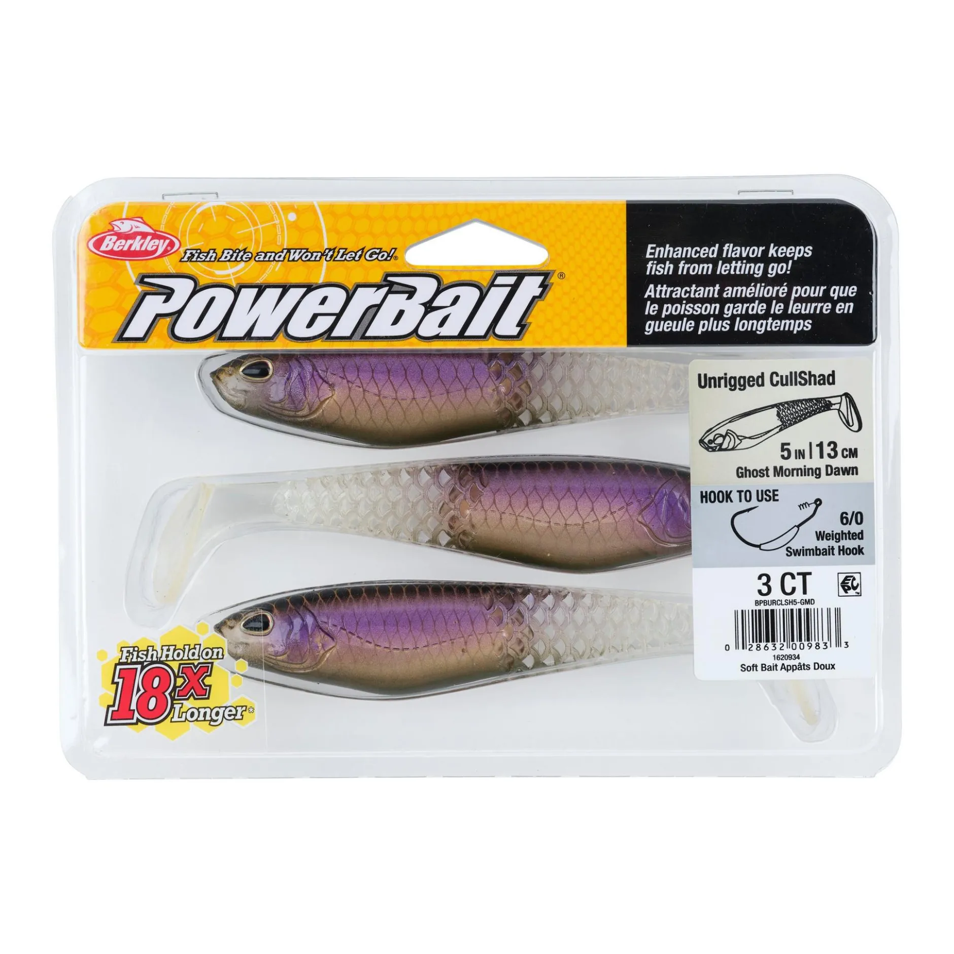 PowerBait® Unrigged CullShad