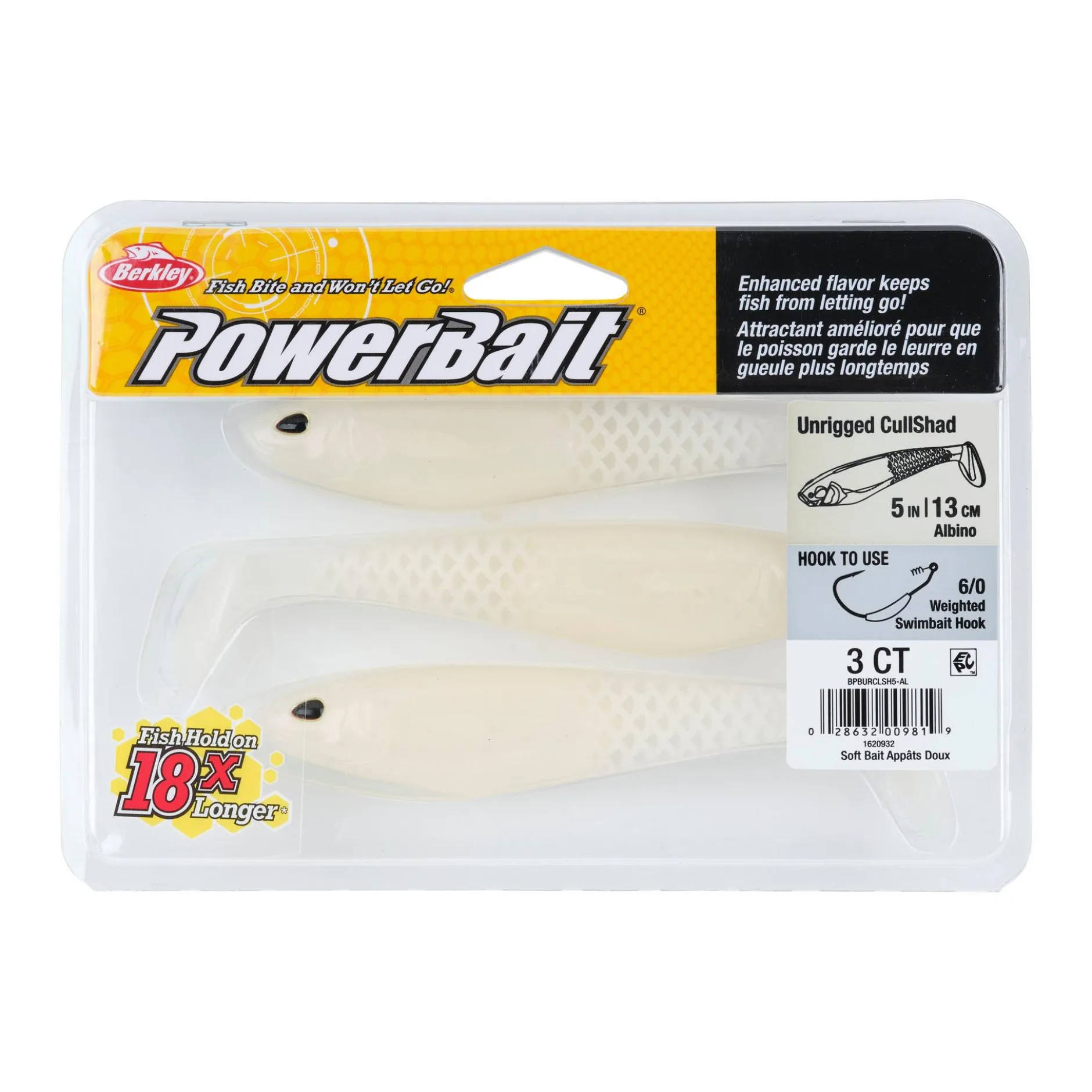 PowerBait® Unrigged CullShad