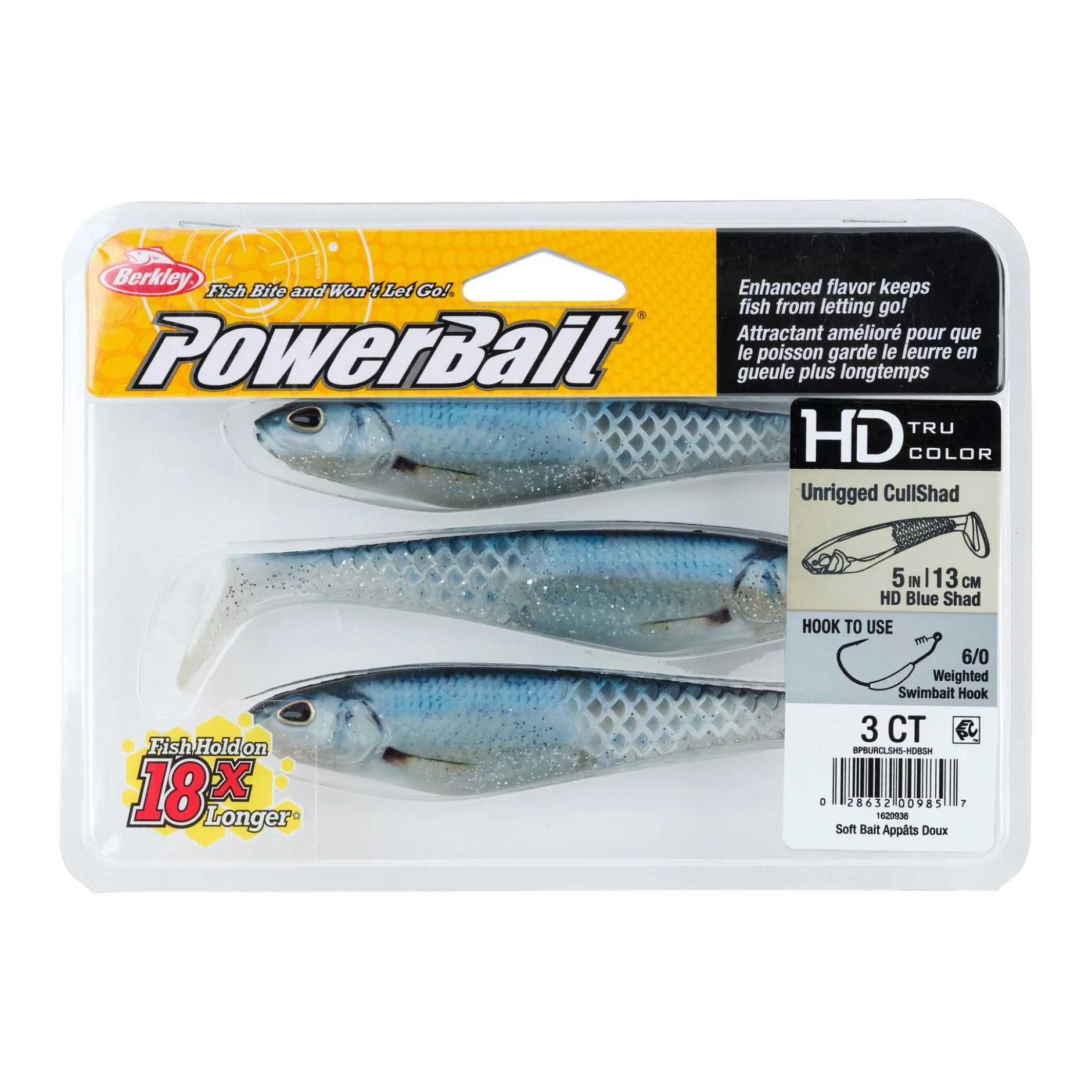 PowerBait® Unrigged CullShad