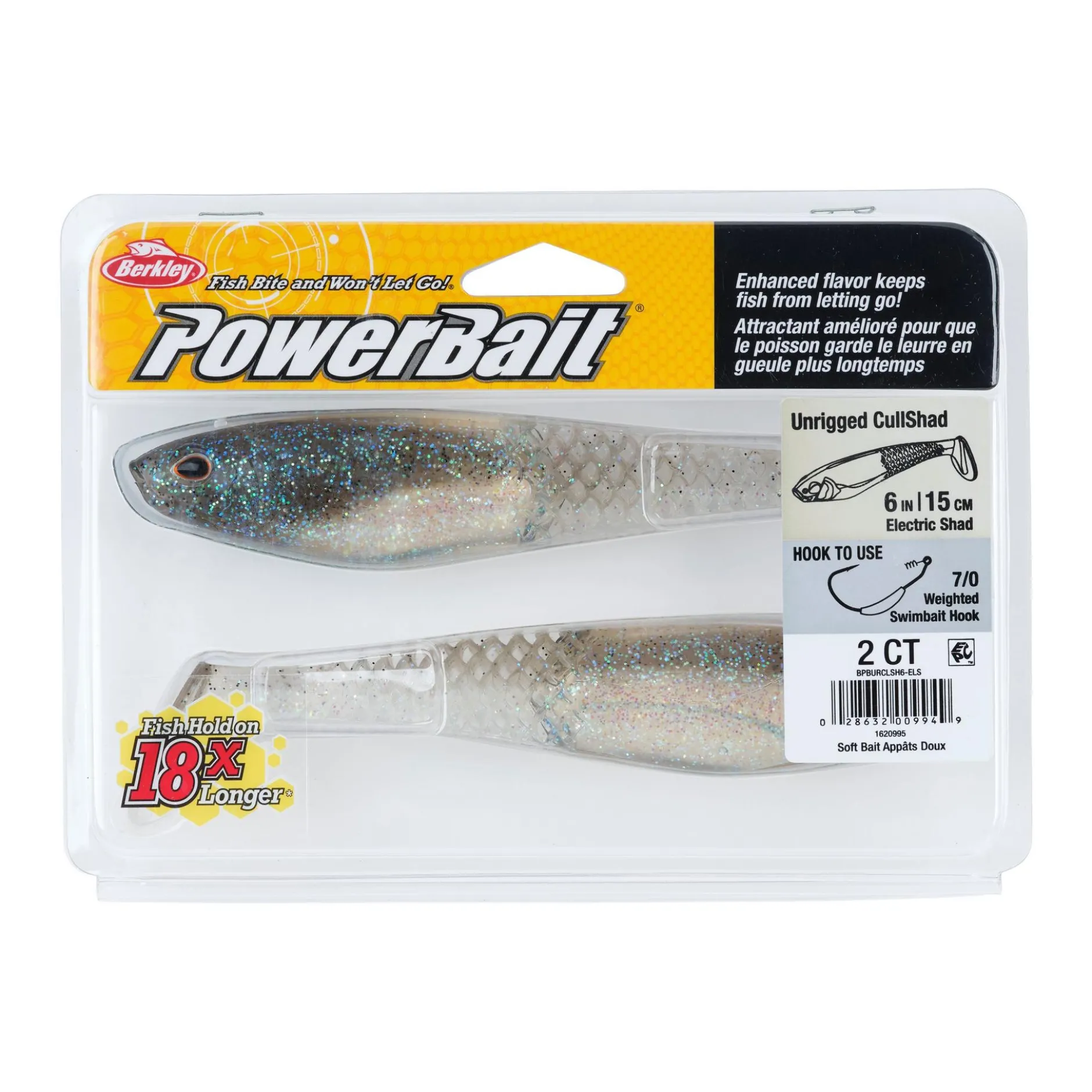 PowerBait® Unrigged CullShad