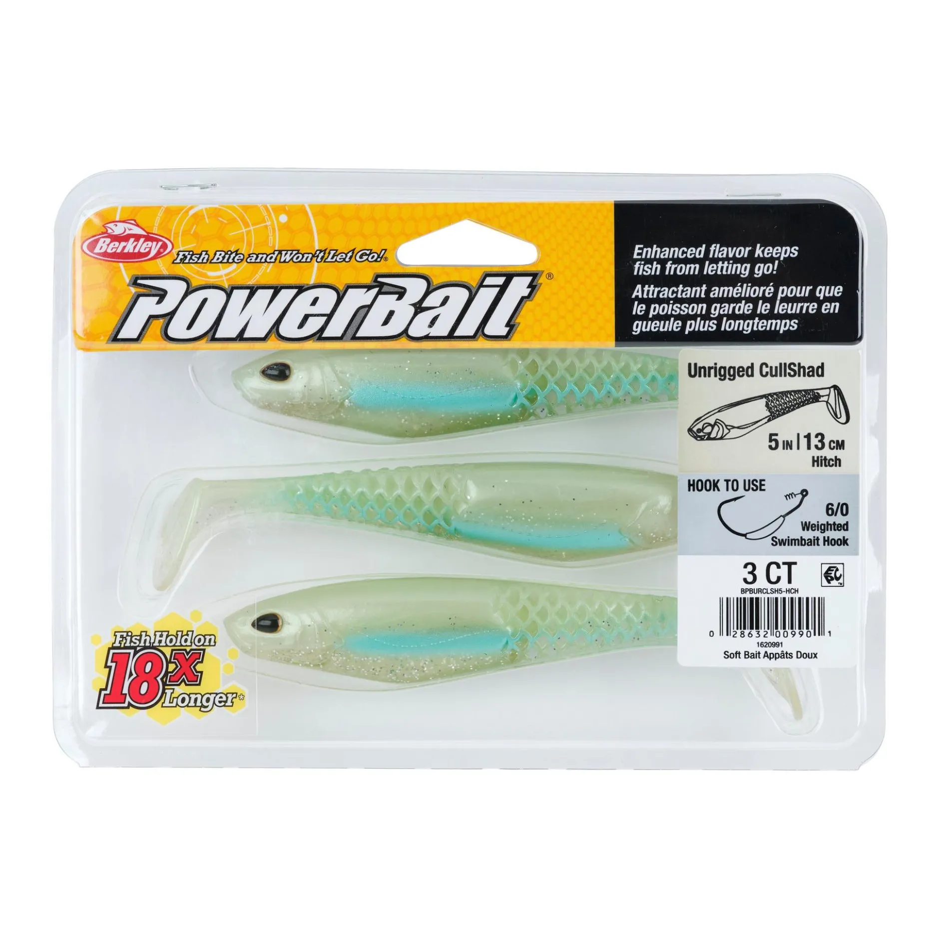 PowerBait® Unrigged CullShad