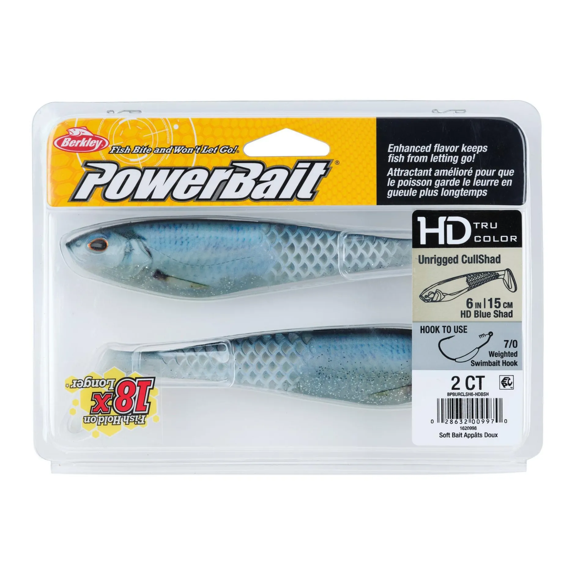 PowerBait® Unrigged CullShad