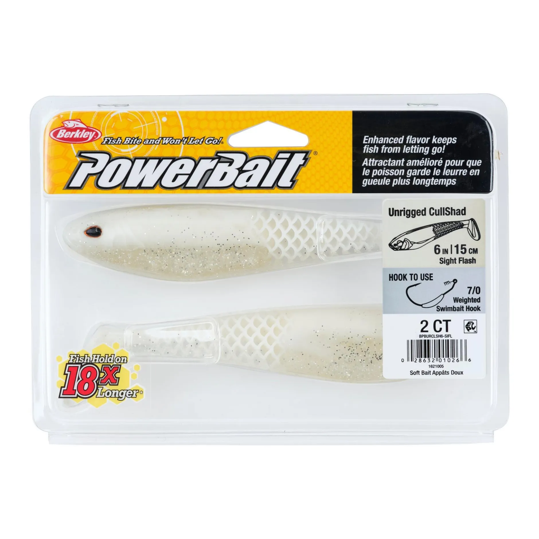 PowerBait® Unrigged CullShad