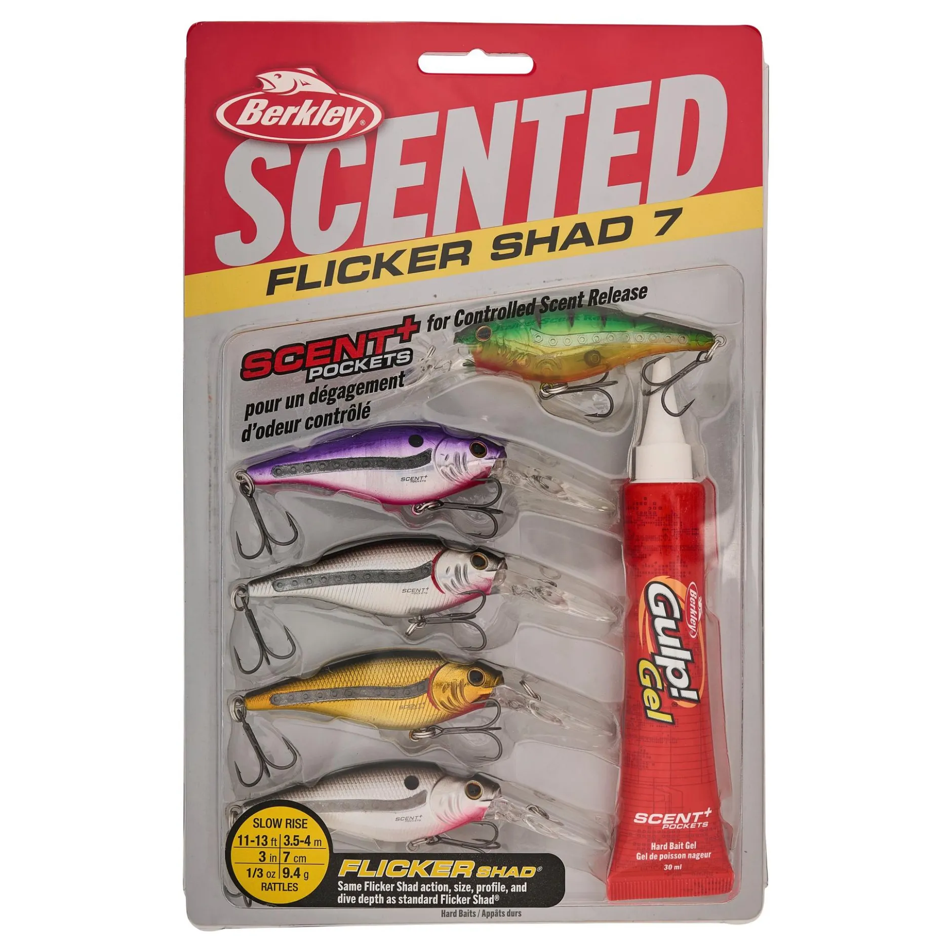 Scented Flicker Shad® Baitfish Pack
