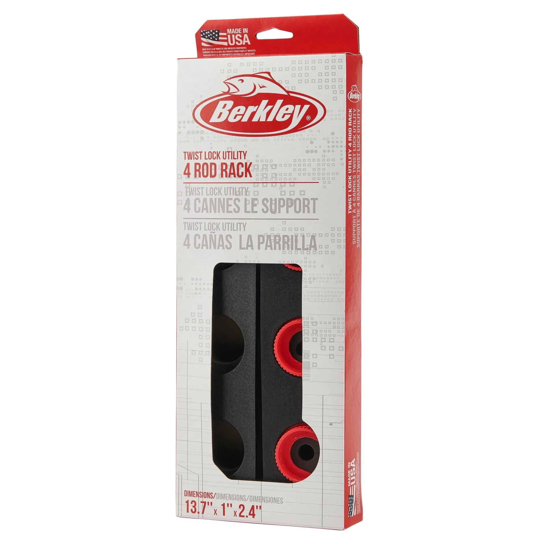 Twist Lock Utility 4 Rod Rack